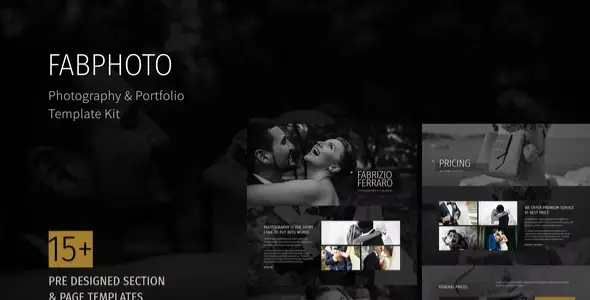 FabPhoto – Photography and Portfolio Template Kit